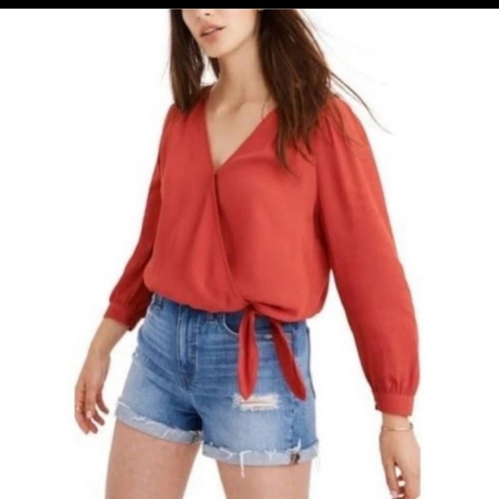 Beautiful Silk Madewell Top